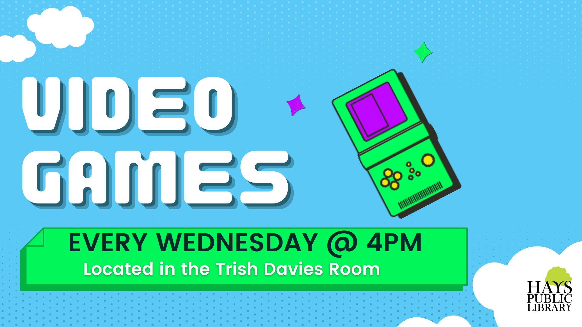 Video Games Every Wednesday @ 4pm