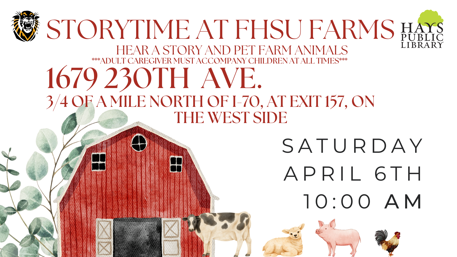 Storytime at FHSU Farm