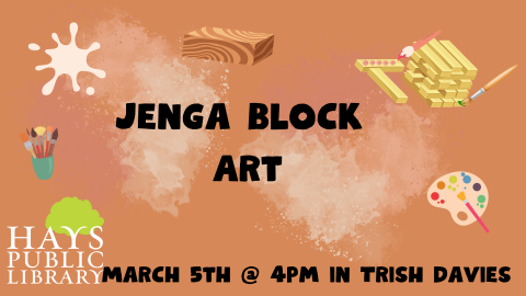 Jenga Block Art