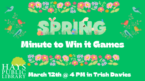 Spring Minute to Win It Games