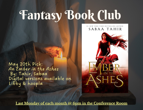 Book Selection - An Ember in the Ashes by Sabaa Tahir