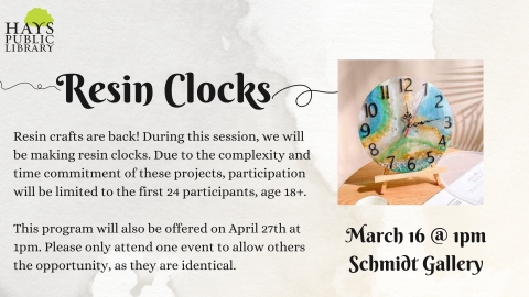 Resin Clocks