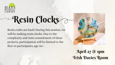 Resin Clocks