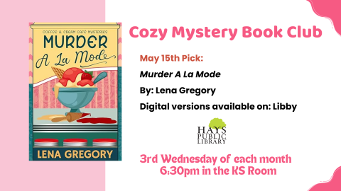 Cozy Mystery Book Club - Murder A La Mode by Lenga Gregory