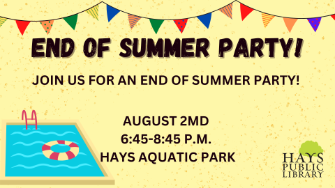 End of Summer Party at the Hays Aquatic Park