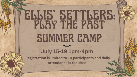 Ellis’ Settlers: Play the Past.  Registration is required.  