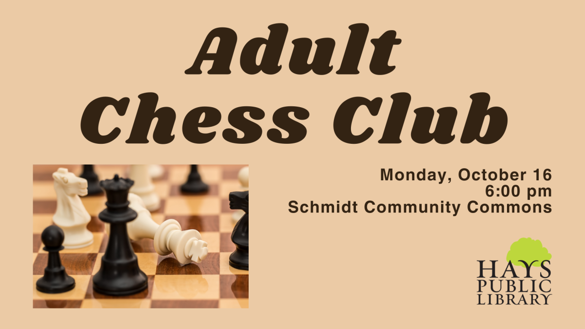 Adult Chess Club - 3rd Monday of the Month